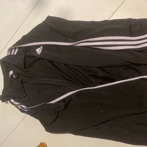 black and white adidas hoodie